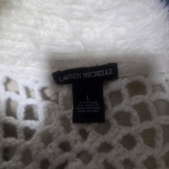 Lauren Michelle Cream Women's Cardigan - Picture 3 of 5